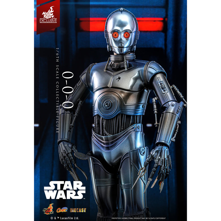 Hot Toys Star Wars 0-0-0 Triple Zero Die Cast 1/6 Exclusive Figure CMS016-D58