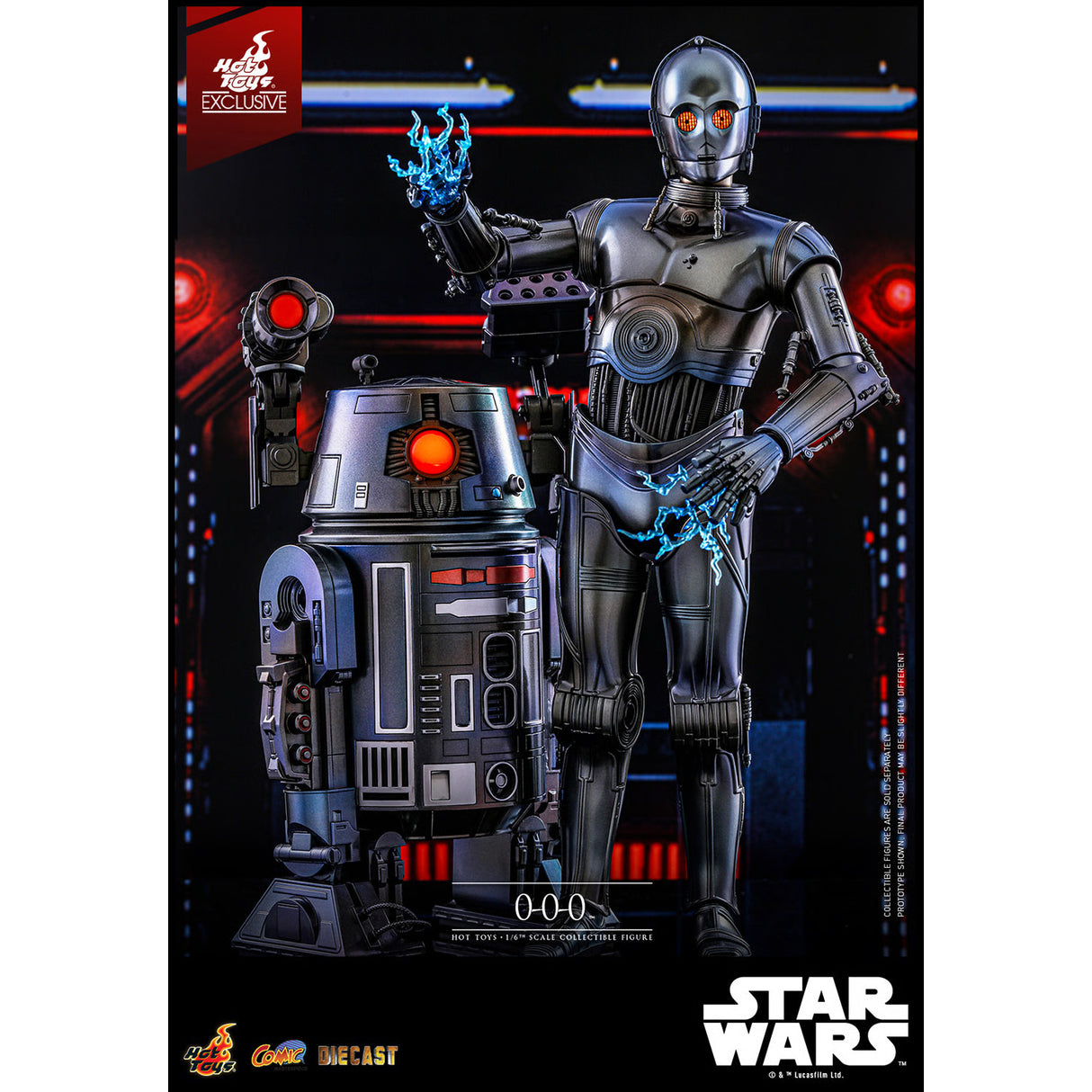 Hot Toys Star Wars 0-0-0 Triple Zero Die Cast 1/6 Exclusive Figure CMS016-D58