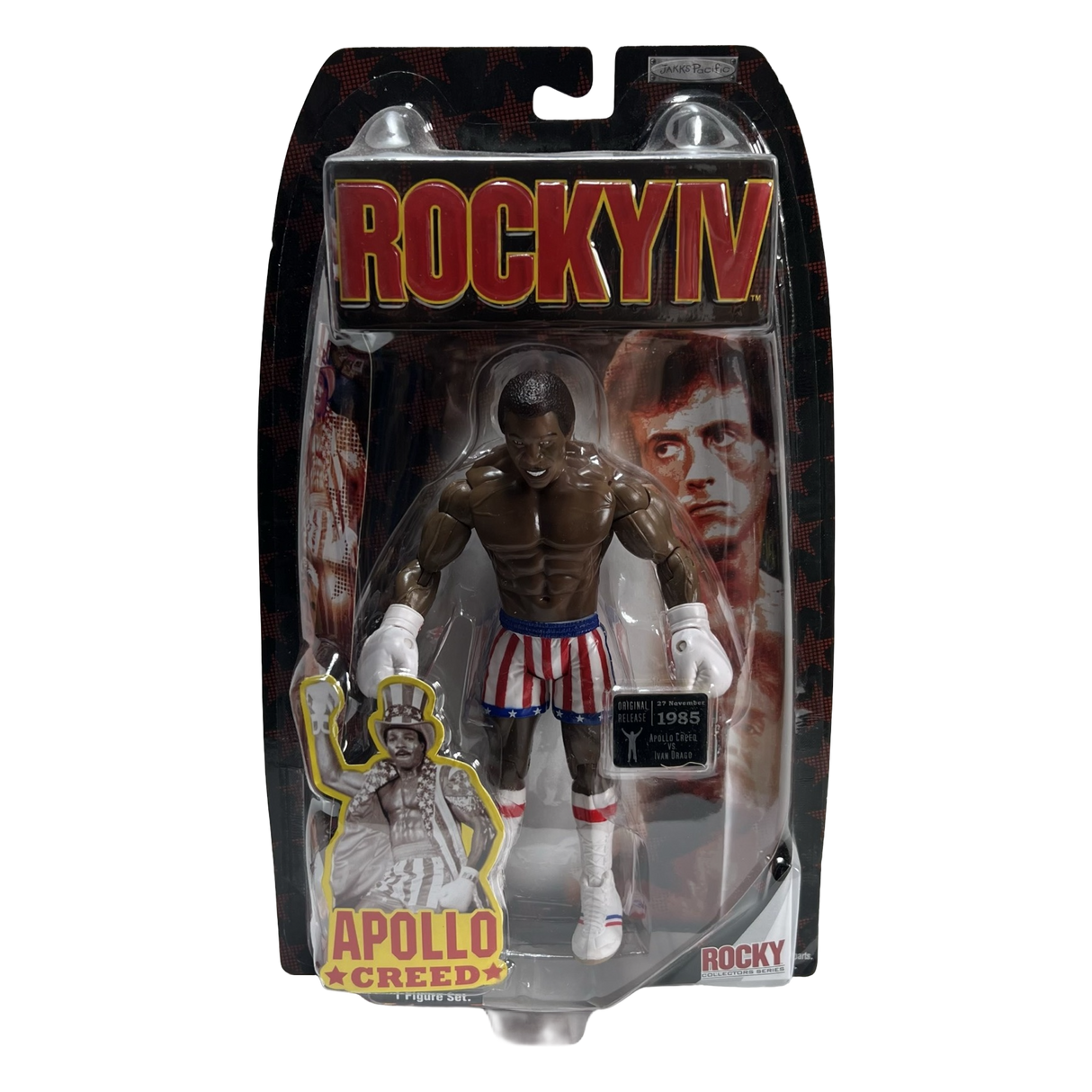 Jakks Pacific Rocky IV: Apollo Creed in USA Shorts Action Figure