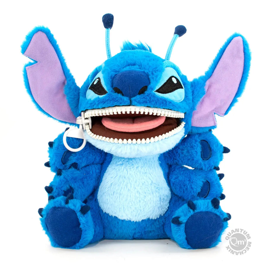 Disney Lilo & Stitch Stitch Zippermouth Plush by Quantum Mechanix