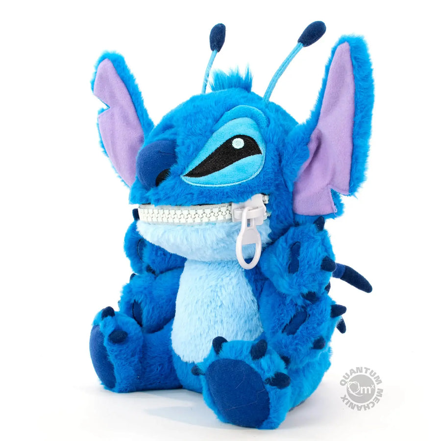 Disney Lilo & Stitch Stitch Zippermouth Plush by Quantum Mechanix
