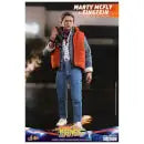Hot Toys Back To The Future Movie Masterpiece Action Figures 1/6 Marty Mcfly & Einstein Exclusive 28cm