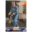 Hot Toys Back To The Future Movie Masterpiece Action Figures 1/6 Marty Mcfly & Einstein Exclusive 28cm
