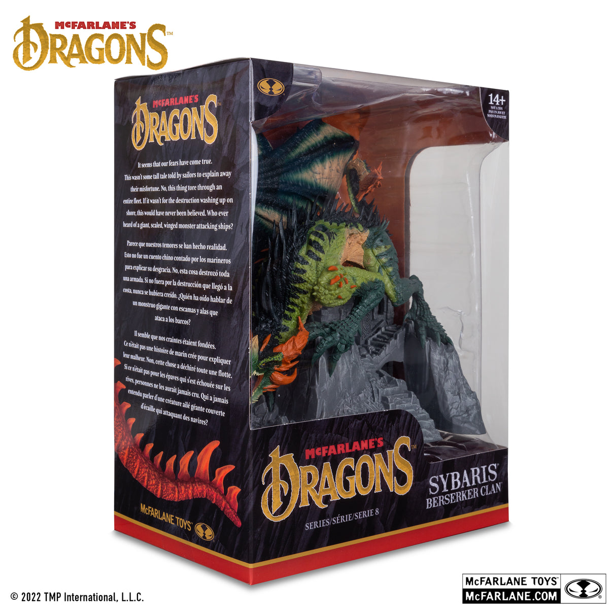 McFarlane Toys Dragons Series 8 Sybaris Berserker Clan 11 Inch Statue