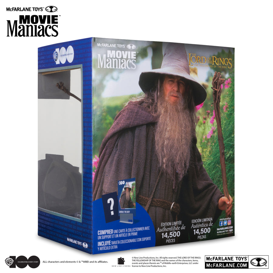 McFarlane Movie Maniacs Warner Bros 100 Lord of the Rings Gandalf 6 Limited Edition Action Figure