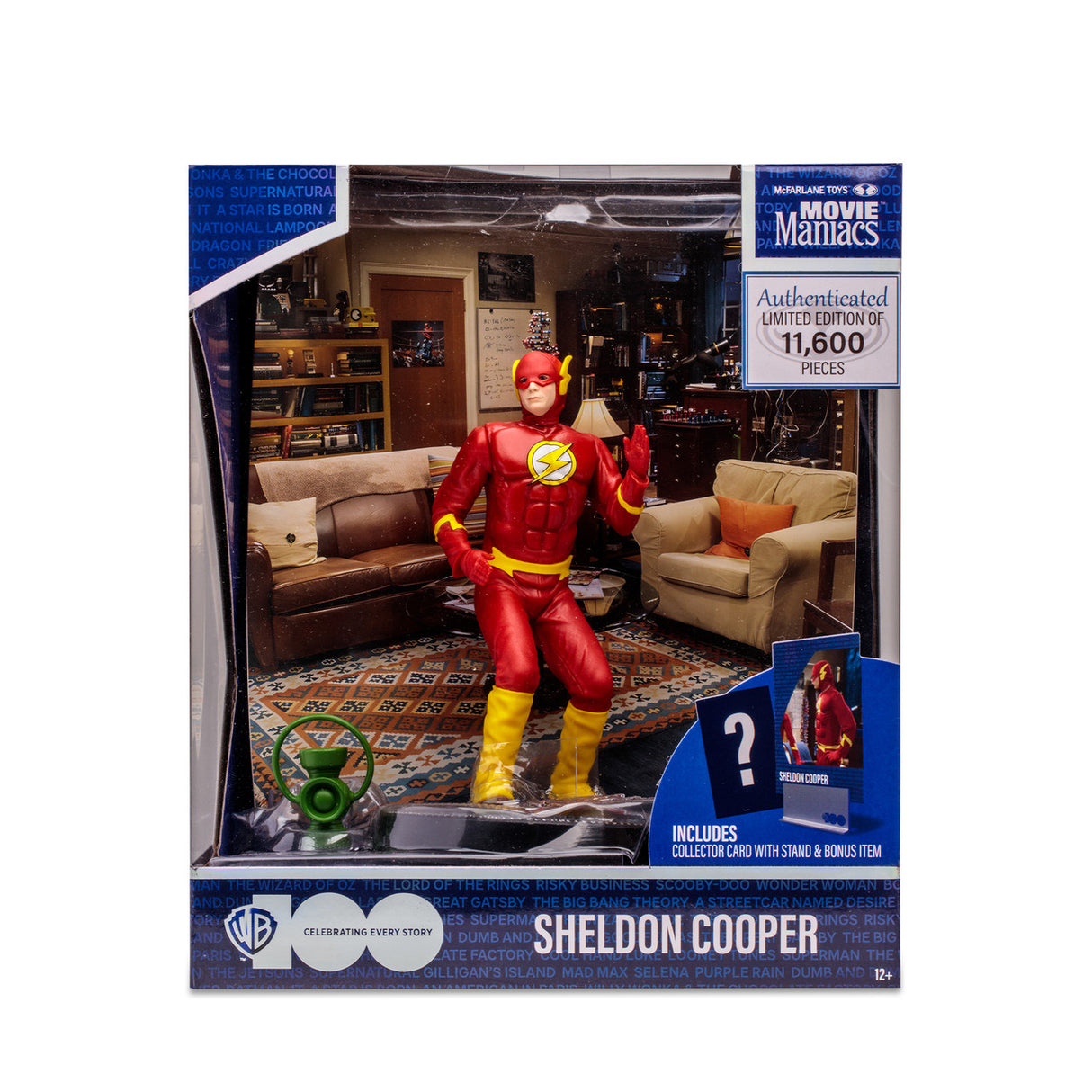 McFarlane Sheldon Cooper as Flash from The Big Bang Theory Movie Maniacs 6 Inch Figure