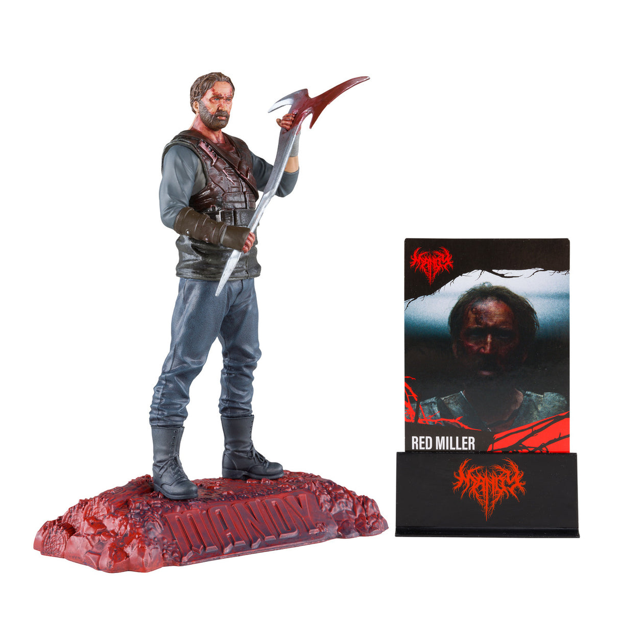 McFarlane Movie Maniacs Nicolas Cage's Red Miller Mandy Gold Label Figure Exclusive