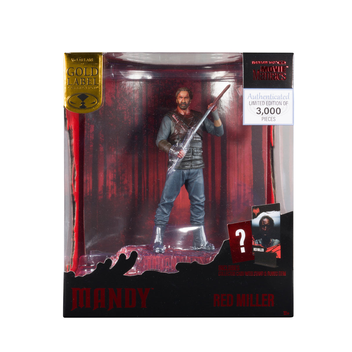 McFarlane Movie Maniacs Nicolas Cage's Red Miller Mandy Gold Label Figure Exclusive
