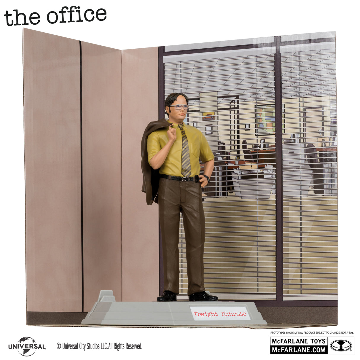 McFarlane Movie Maniacs Dwight The Office 6 Inch Figure