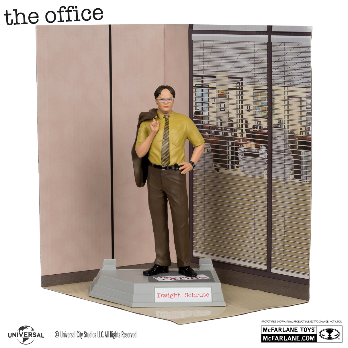McFarlane Movie Maniacs Dwight The Office 6 Inch Figure
