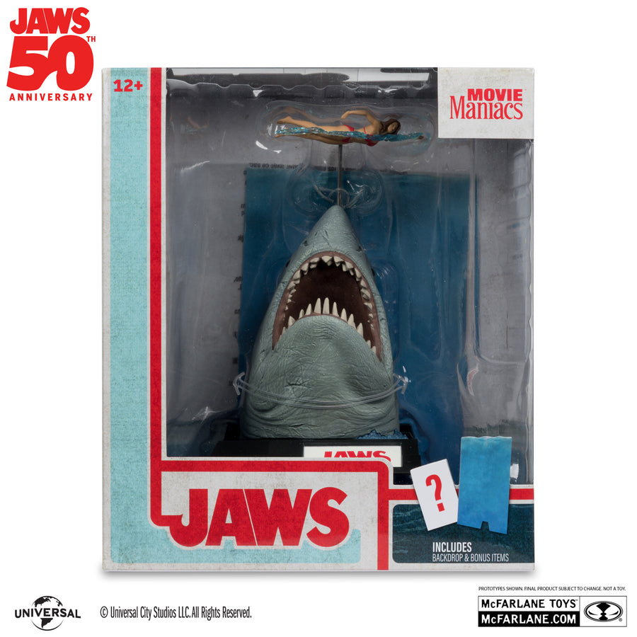 McFarlane Jaws 50th Anniversary Movie Maniacs 6" Scale PVC Posed Figure
