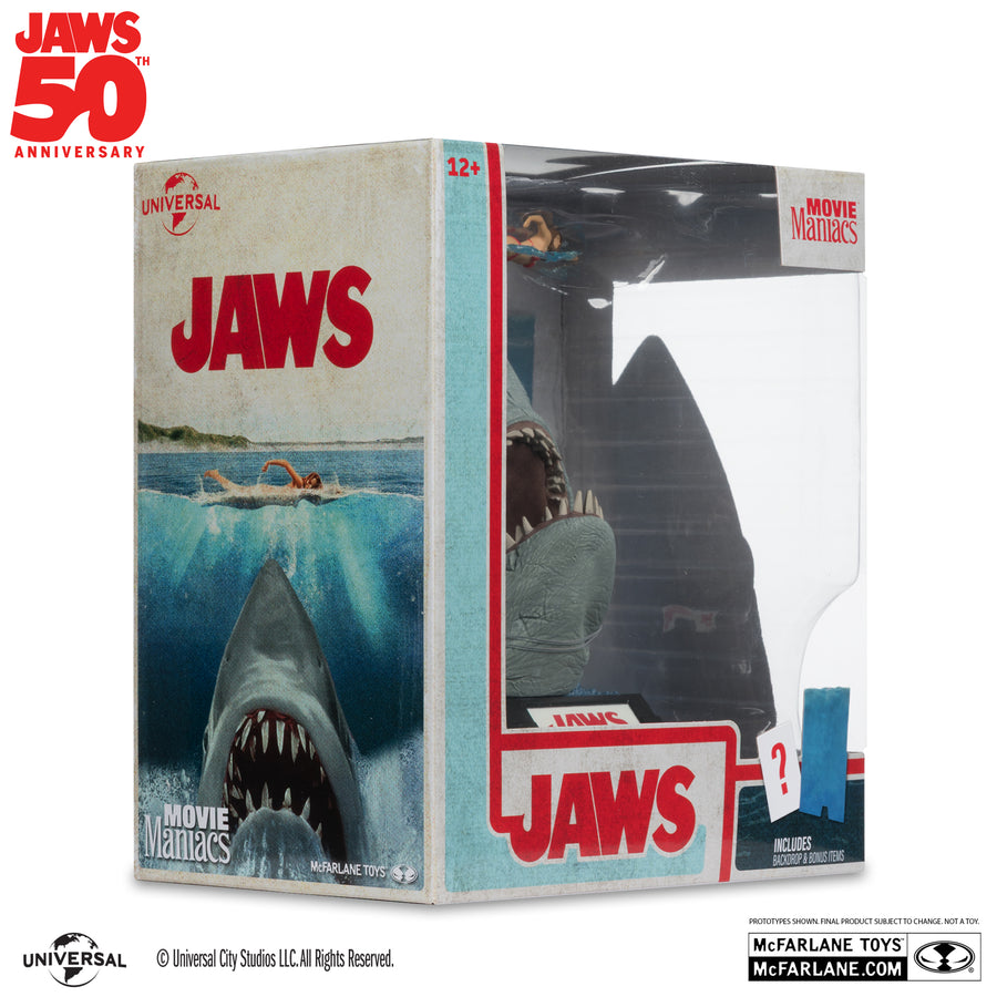 McFarlane Jaws 50th Anniversary Movie Maniacs 6" Scale PVC Posed Figure