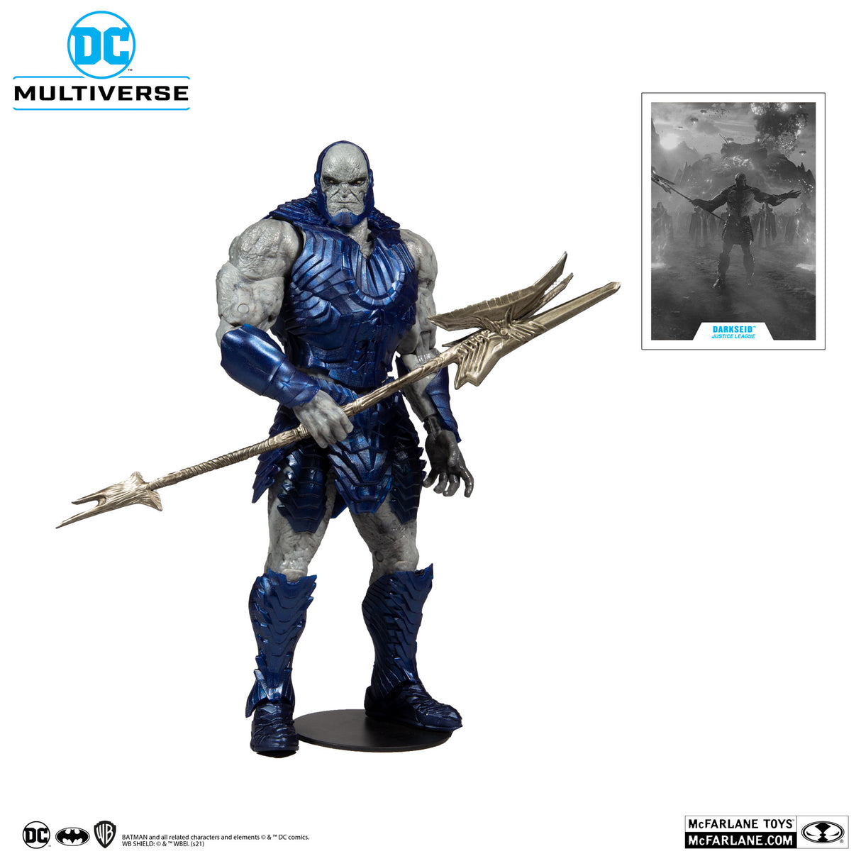 McFarlane DC Justice League Movie Darkseid Megafig SDCC Armored Variant
