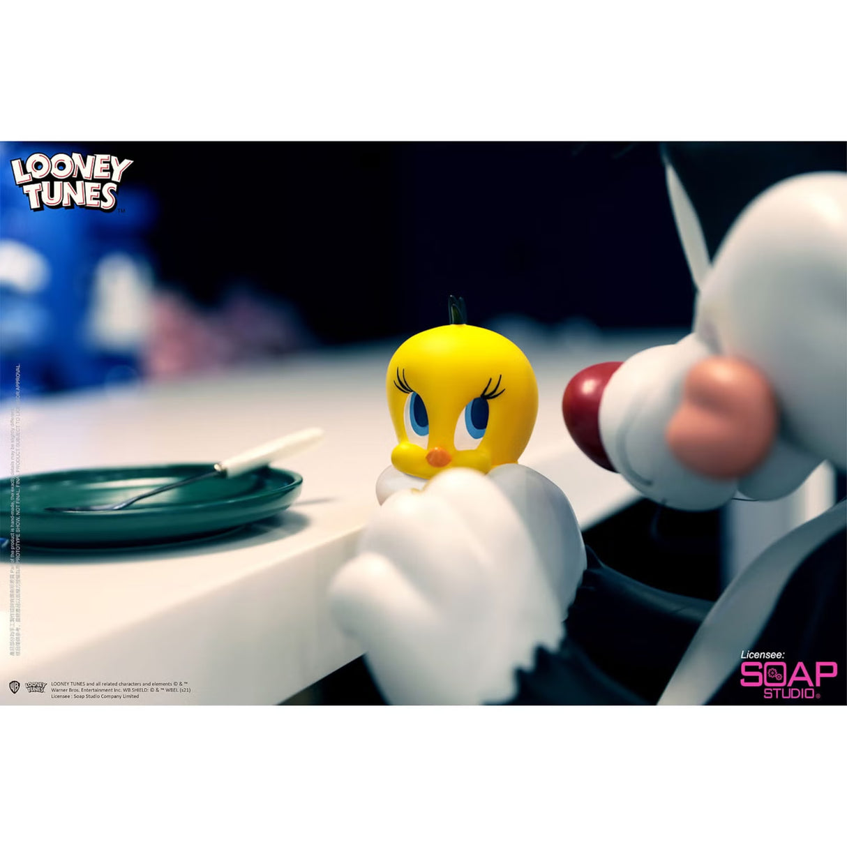 Soap Studio Looney Tunes Sylvester & Tweety Sweet Pairing Collectible Statue 66cm