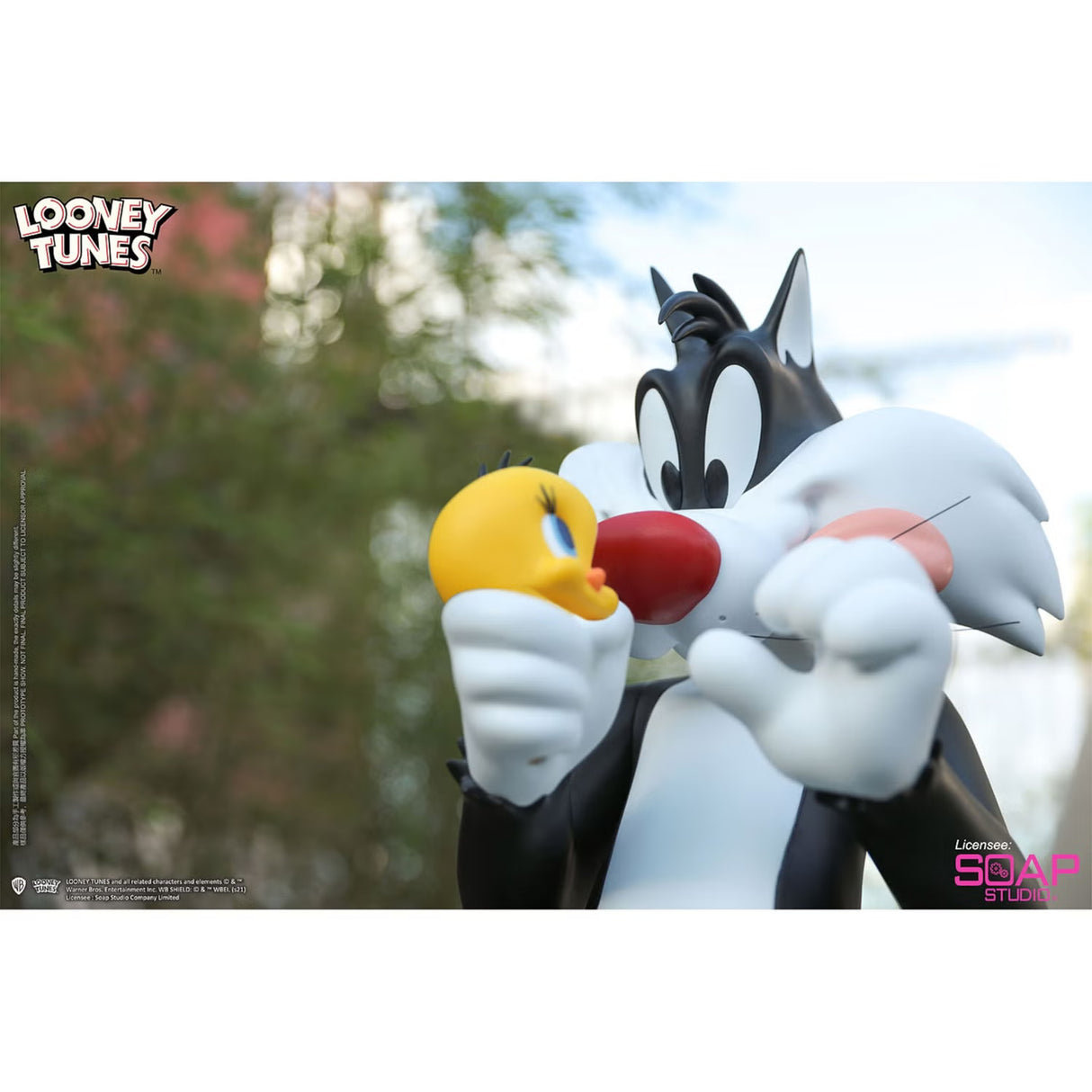 Soap Studio Looney Tunes Sylvester & Tweety Sweet Pairing Collectible Statue 66cm
