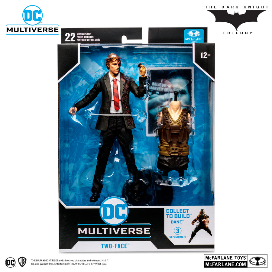 McFarlane Toys DC Multiverse The Dark Knight Movie Trilogy Two-Face 7 Inch Action Figure