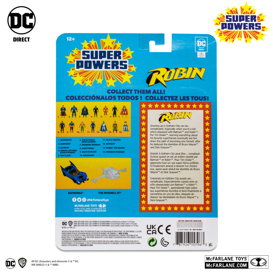 McFarlane Toys DC Direct Super Powers Tim Drake 5 Inch Action Figure