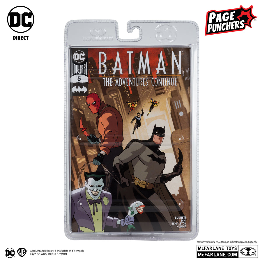 McFarlane Red Hood Batman The Adventures Continue Action Figure with Comic Chase