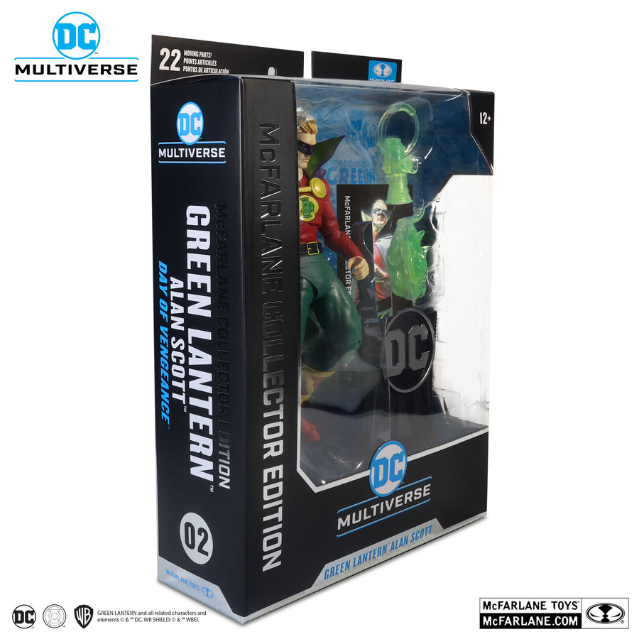 McFarlane Toys DC Multiverse Green Lantern Alan Scott Collector's Edition 7 Inch Action Figure #2 Day of Vengeance