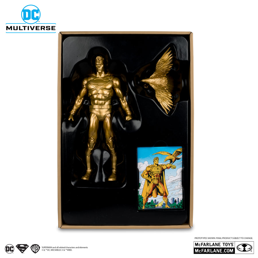 McFarlane Superman Centennial Park Tribute Statue Gold Label Action Figure SDCC