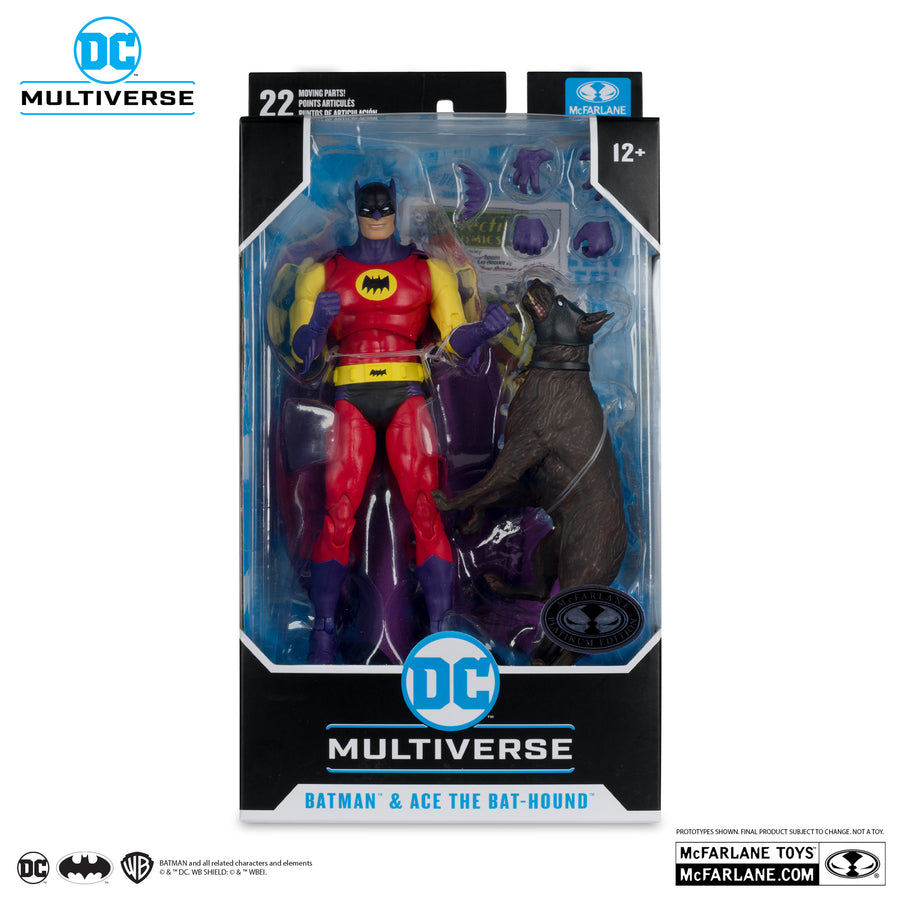 McFarlane Batman Batman & Ace the Bat-Hound Silver Age Chase Action Figure