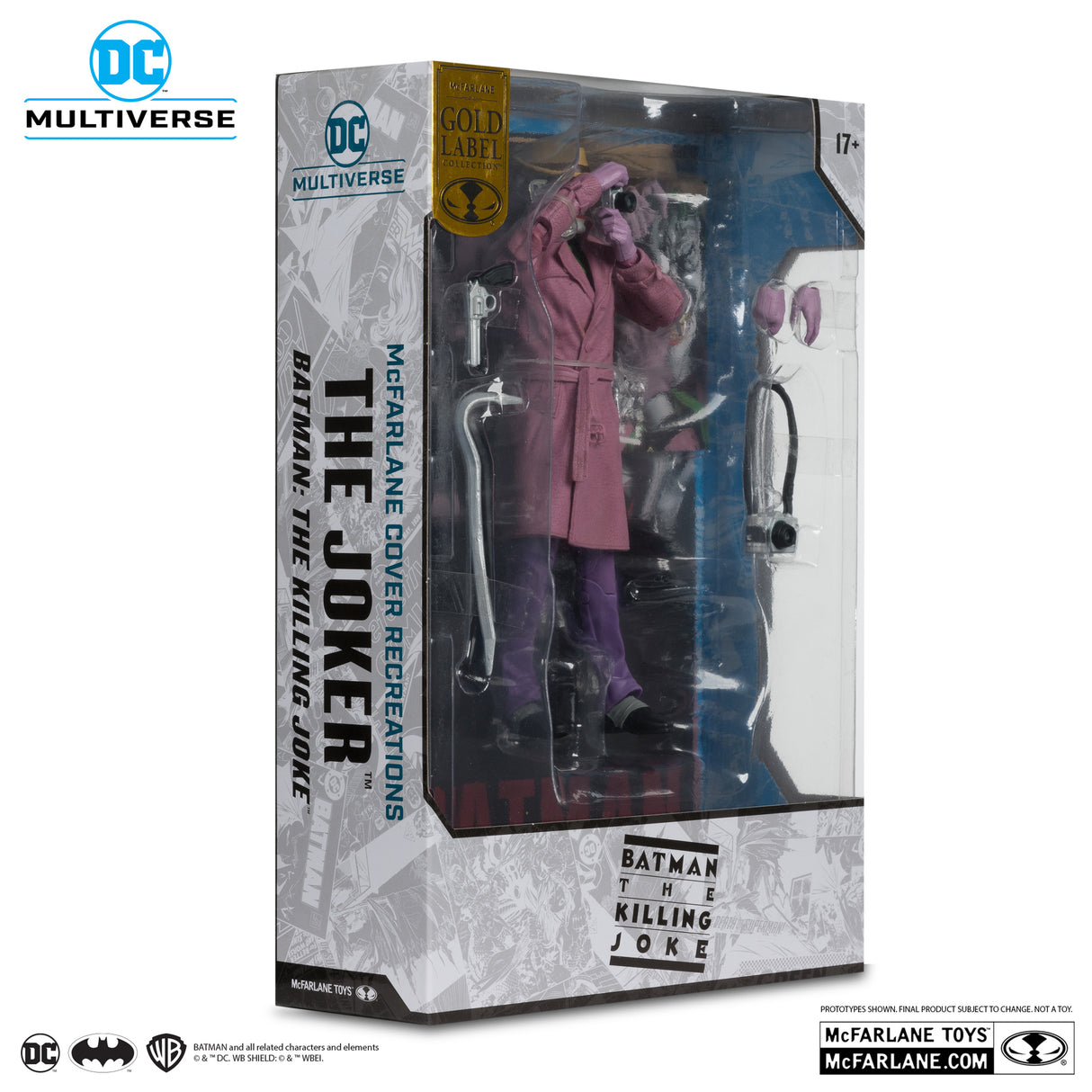 McFarlane The Joker Batman The Killing Joke Gold Label McFarlane Cover Recreations