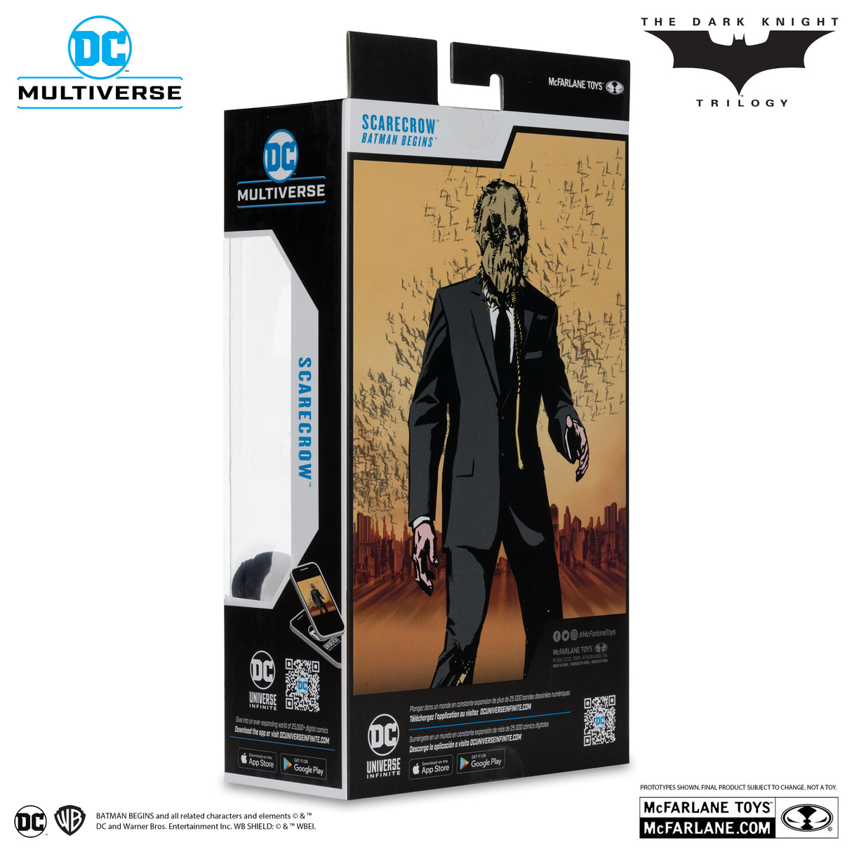 McFarlane Batman Begins Scarecrow Red Platinum Action Figure
