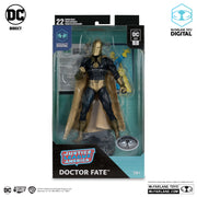 McFarlane Doctor Fate Silver Age with Digital Collectible Platinum Chase Action Figure