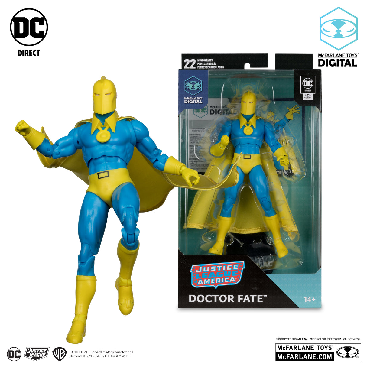 McFarlane Doctor Fate The Silver Age with McFarlane Toys Digital Collectible Action Figure