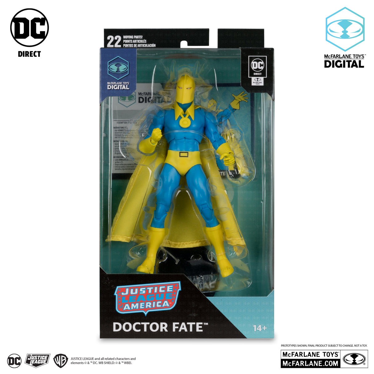 McFarlane Doctor Fate The Silver Age with McFarlane Toys Digital Collectible Action Figure