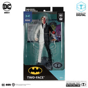 McFarlane Two-Face Silver Age with Digital Collectible Platinum Chase Action Figure
