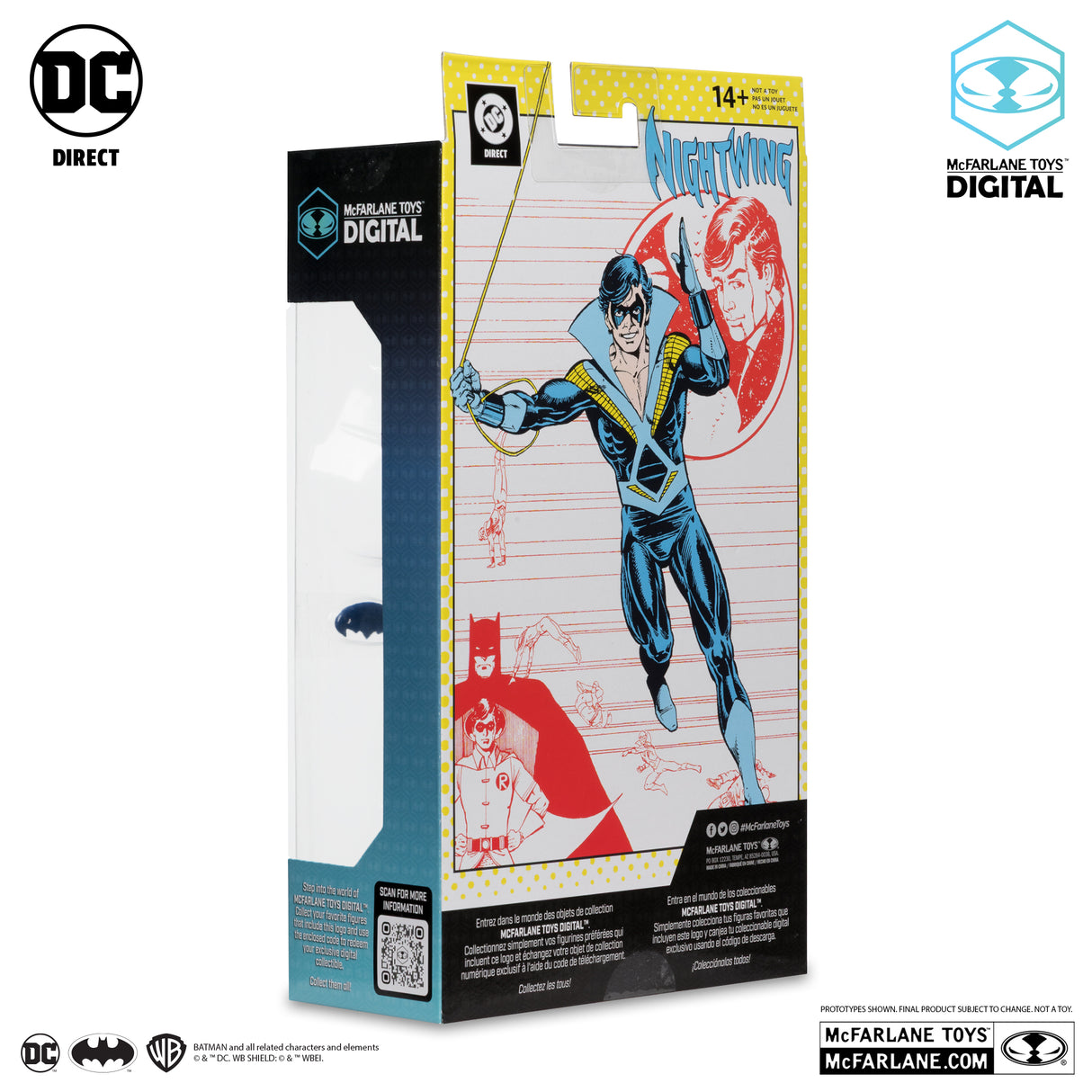 McFarlane The New Teen Titans Nightwing Digital 7 Inch Action Figure