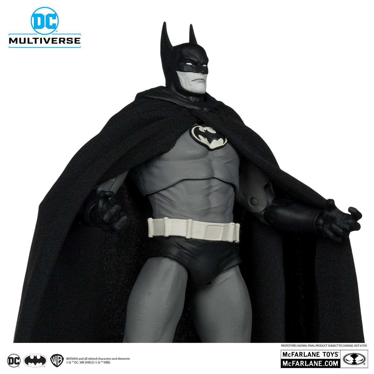 McFarlane Batman Year Two Black and White Accent Edition Gold Label Action Figure