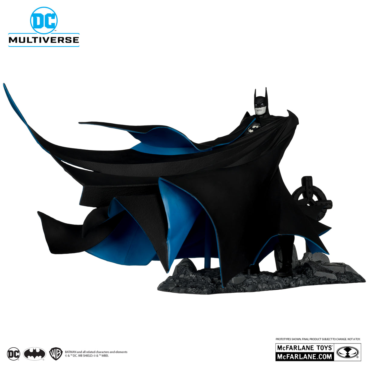 McFarlane Batman Year Two Black and White Accent Edition Gold Label Action Figure