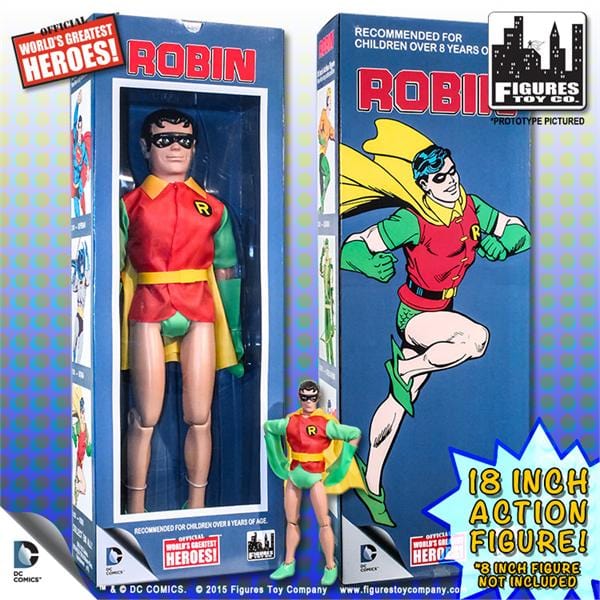 Batman World's Greatest Super Heroes Retro Robin 18 Inch Action Figure