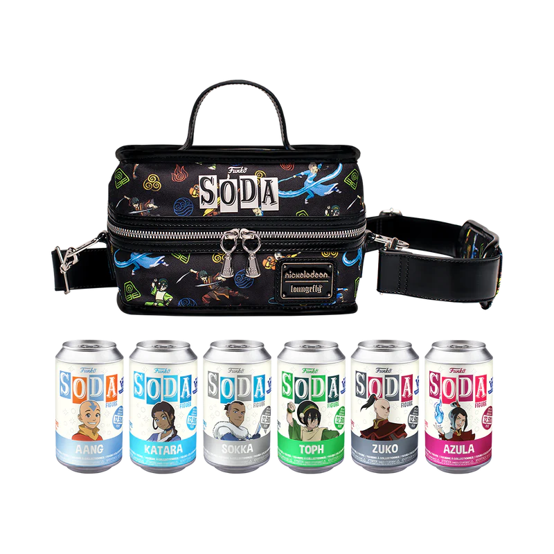 Funko Vinyl Soda Avatar The Last Airbender 6-Pack with Cooler