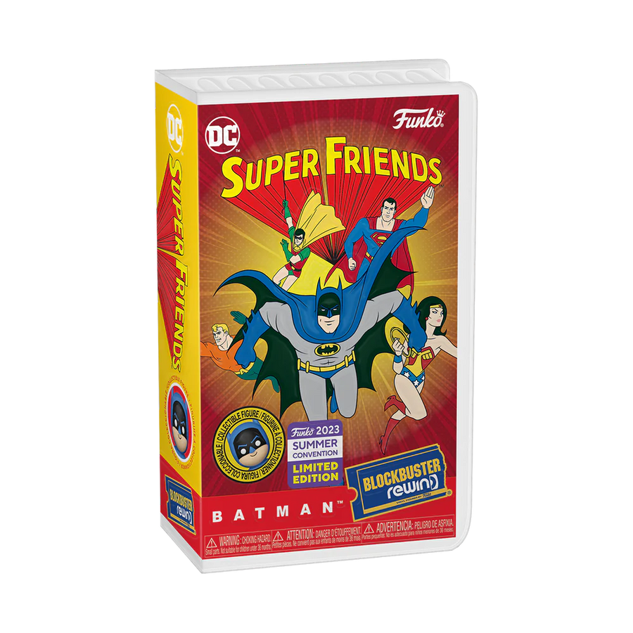 Funko Blockbuster Rewind SDCC Super Friend Batman Vinyl Figure with Chance of Chase