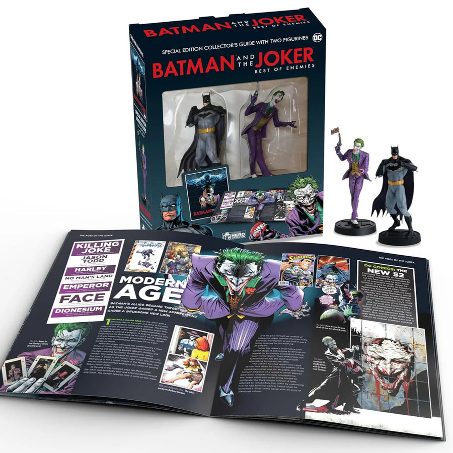 Eaglemoss DC Comics Batman and The Joker Special Edition Collector's Guide and Figurine