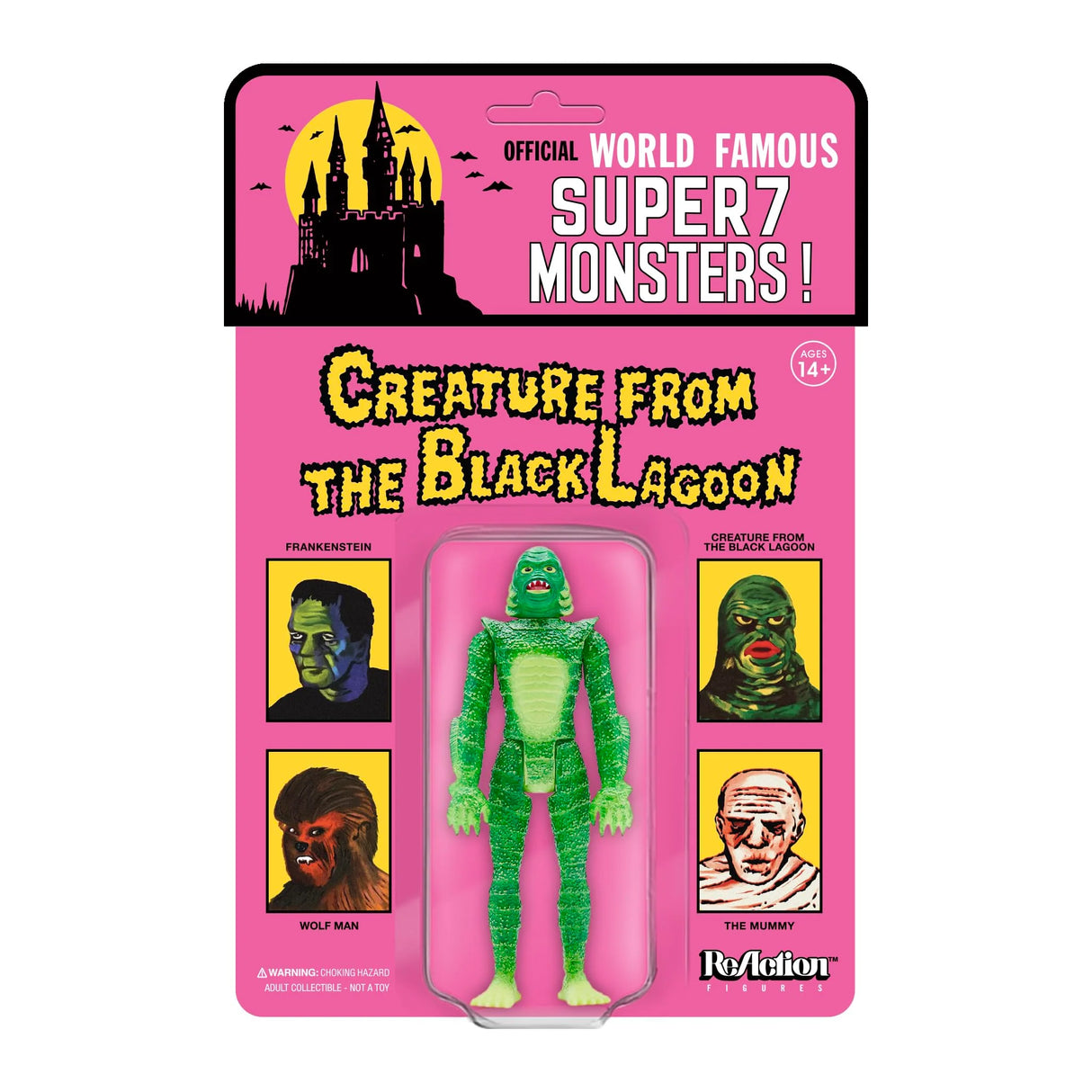 Super7 Universal Monsters Creature Narrow Sculpt on Card Reaction Figure
