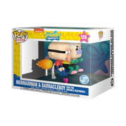 Funko POP! Ride Spongebob Squarepants Mermaid Man and Barnacle Boy Invisible Boatmobile Vinyl Figure
