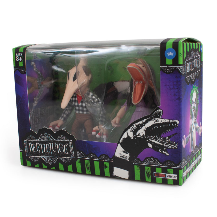 Beetlejuice Vinyl Action Figures: Scary Adam & Barbara 3.25 Inch by The Loyal Subjects