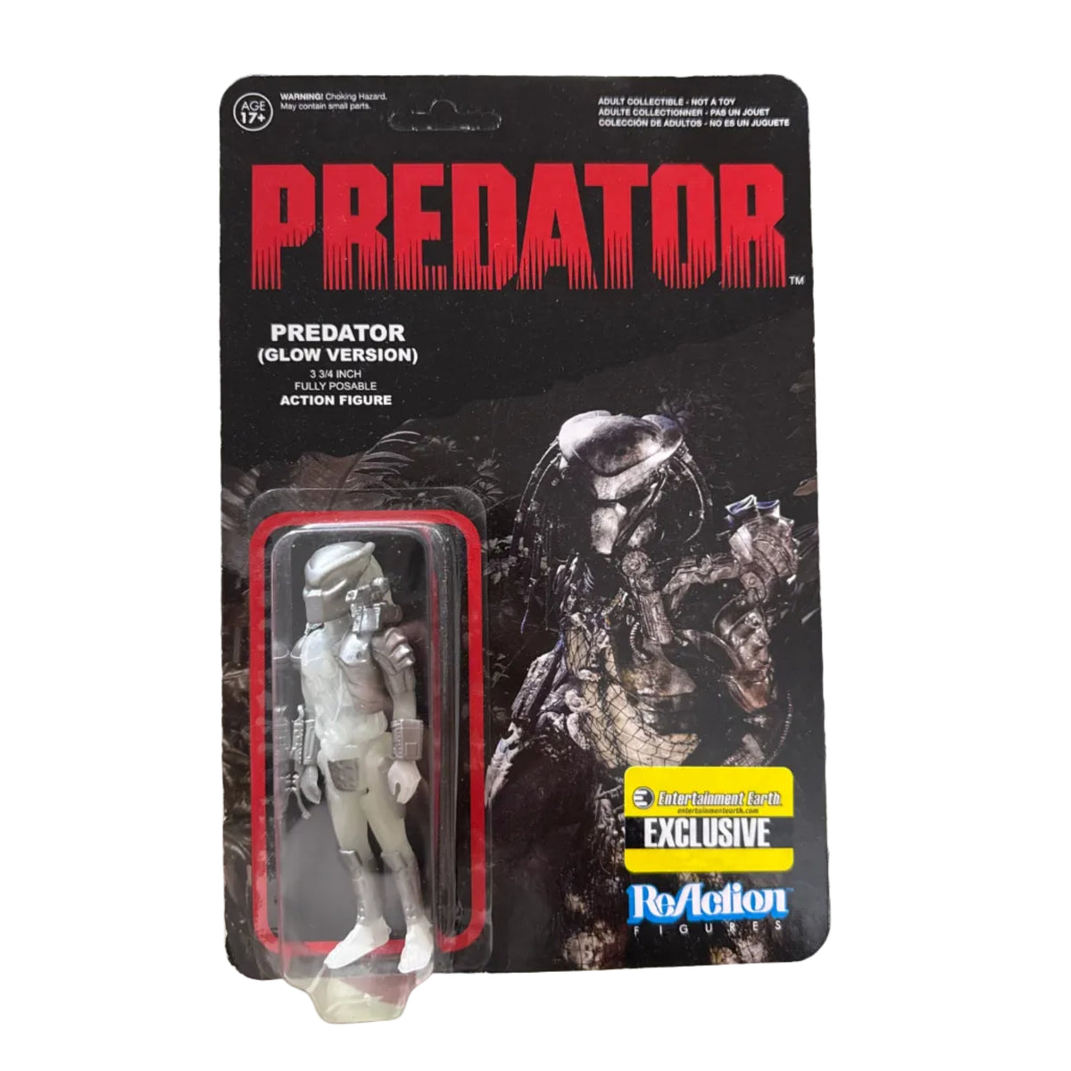 Funko ReAction Predator Glow 3.75" Figure Entertainment Earth Exclusive