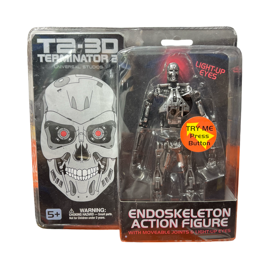 Universal Studios T2-3D Terminator 2 Endoskeleton Action Figure