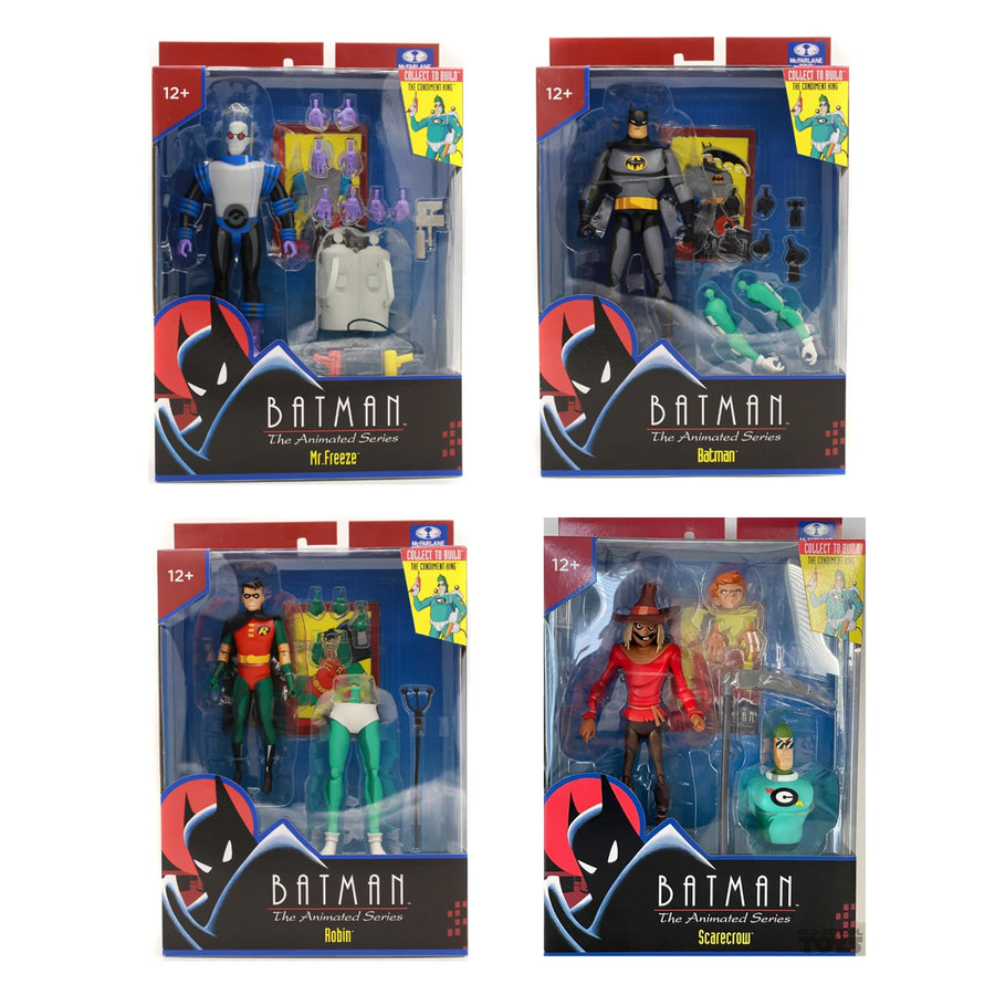 McFarlane DC Comics Batman Animated Series Build A Figure Condiment King Full Set