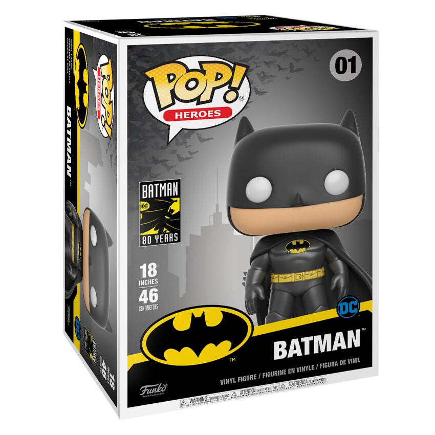 Funko POP! Heroes Batman 80th: Batman 18-Inch Vinyl Figure Statue