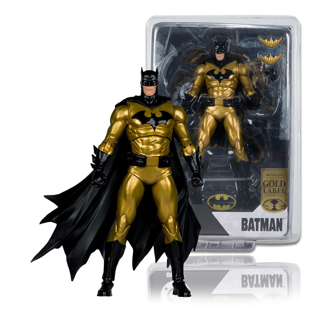 McFarlane Batman Hush Gold Action Figure with Lithograph SDCC Exclusive