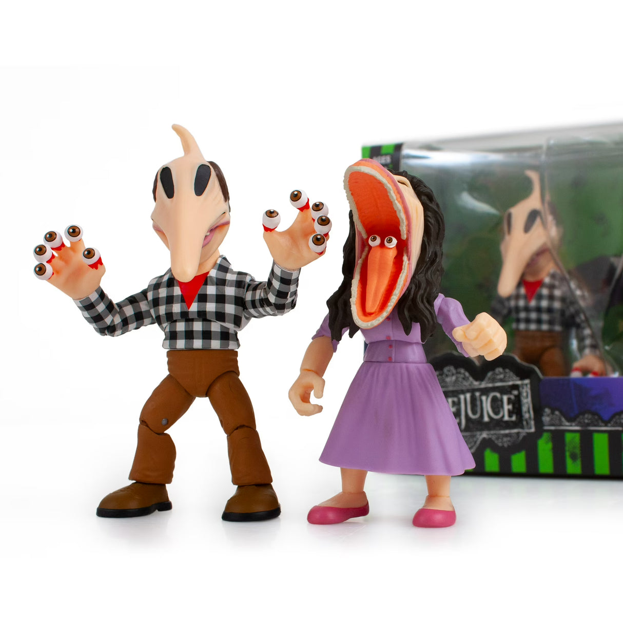 Beetlejuice Vinyl Action Figures: Scary Adam & Barbara The Loyal Subjects