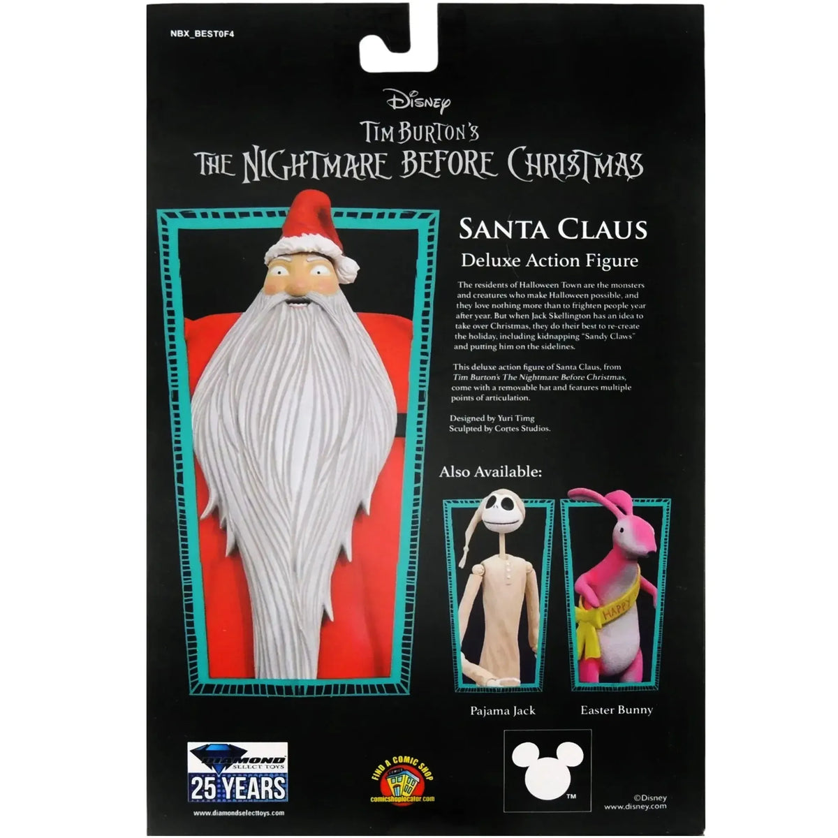 Diamond Select Nightmare Before Christmas Santa Claus 7" Action Figure