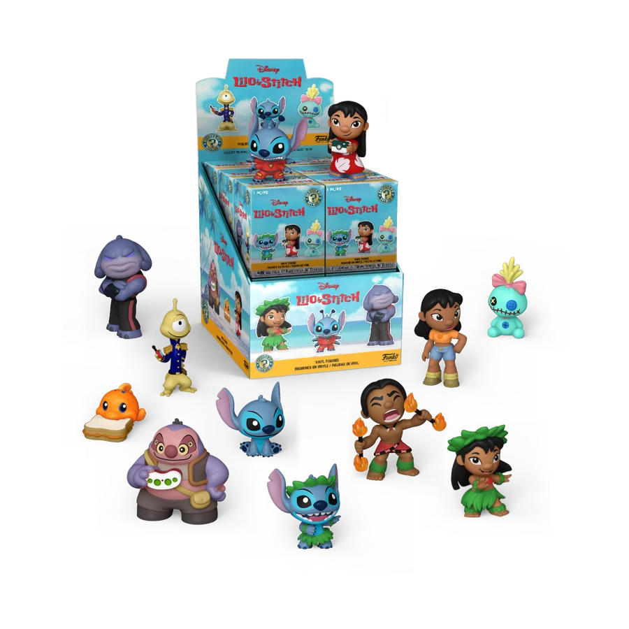 Funko Disney Lilo & Stitch Mystery Mini Figures 5cm - Bundle of 3 Boxes