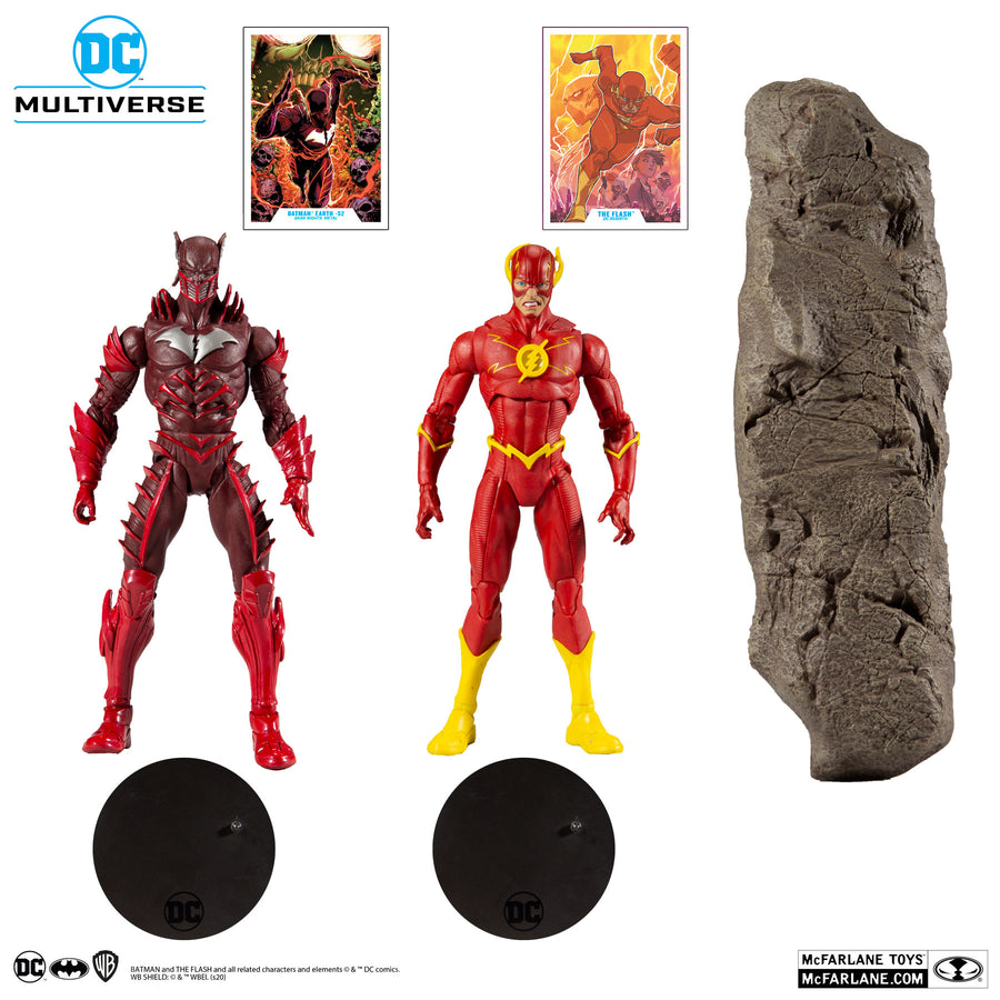 McFarlane Toys DC The Flash and Batman Earth-52 Collector Multipack Action Figure Set